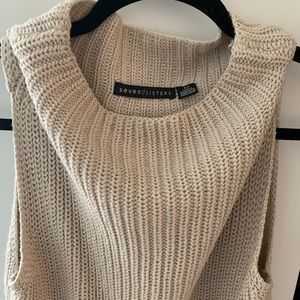 Tunic tank sweater